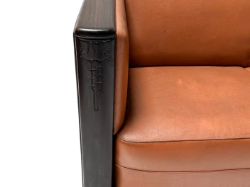 Art Deco Amsterdamse School Bench by Daniêl van Dorp for Gebroeders Reens